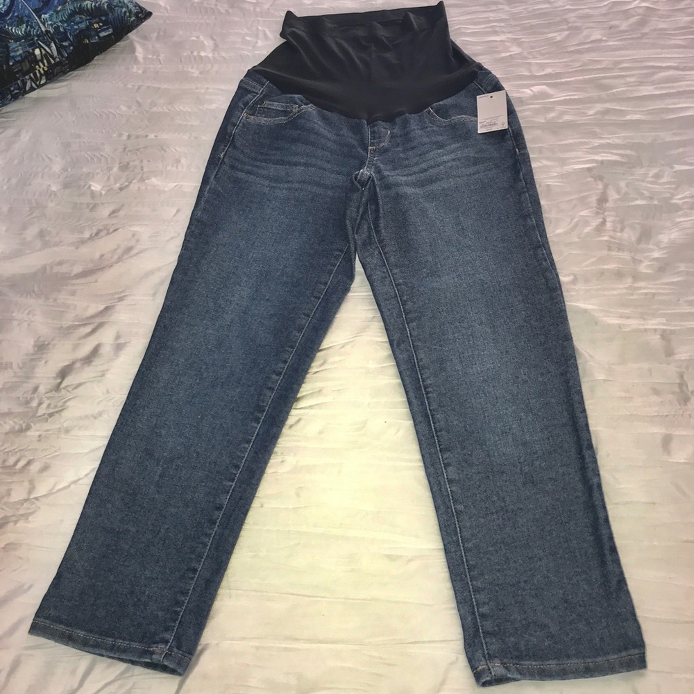 FREE MATERNITY TOP “NEW" SONOMA MATERNITY JEANS